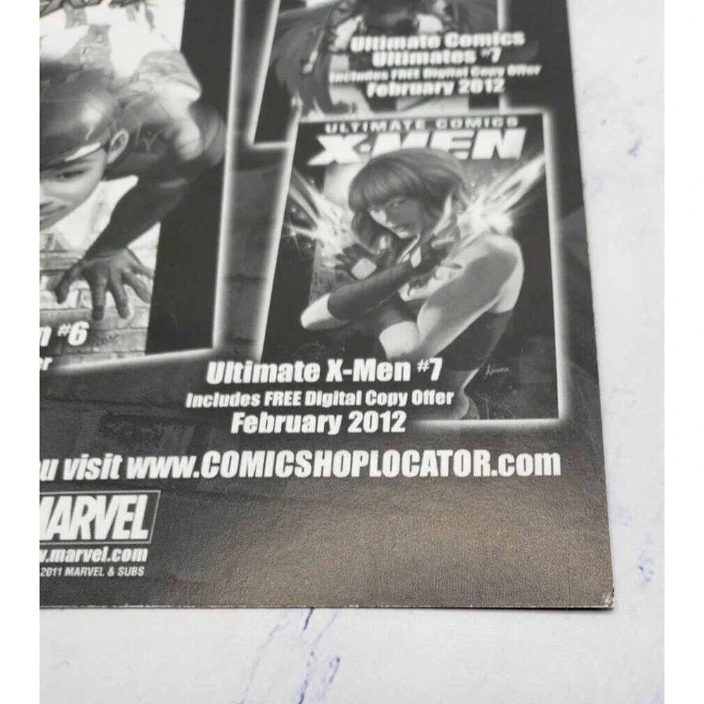 Ultimate Comics Spider-Man #6 Marvel Comics Promo Card. 2012 Jan